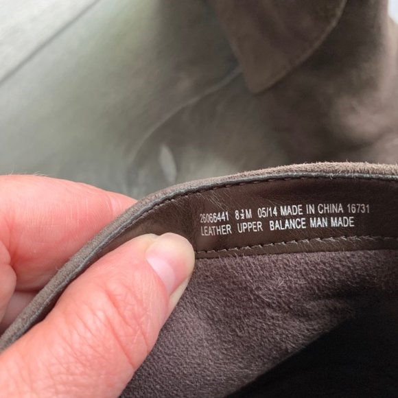 Clarks Suede Ankle Boots Dark Grey - Picture 5 of 6